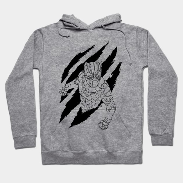 Black Panther on the Prowl Hoodie by drastudio